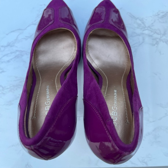 BCBGeneration Purple Heels Size 8 - Picture 3 of 11